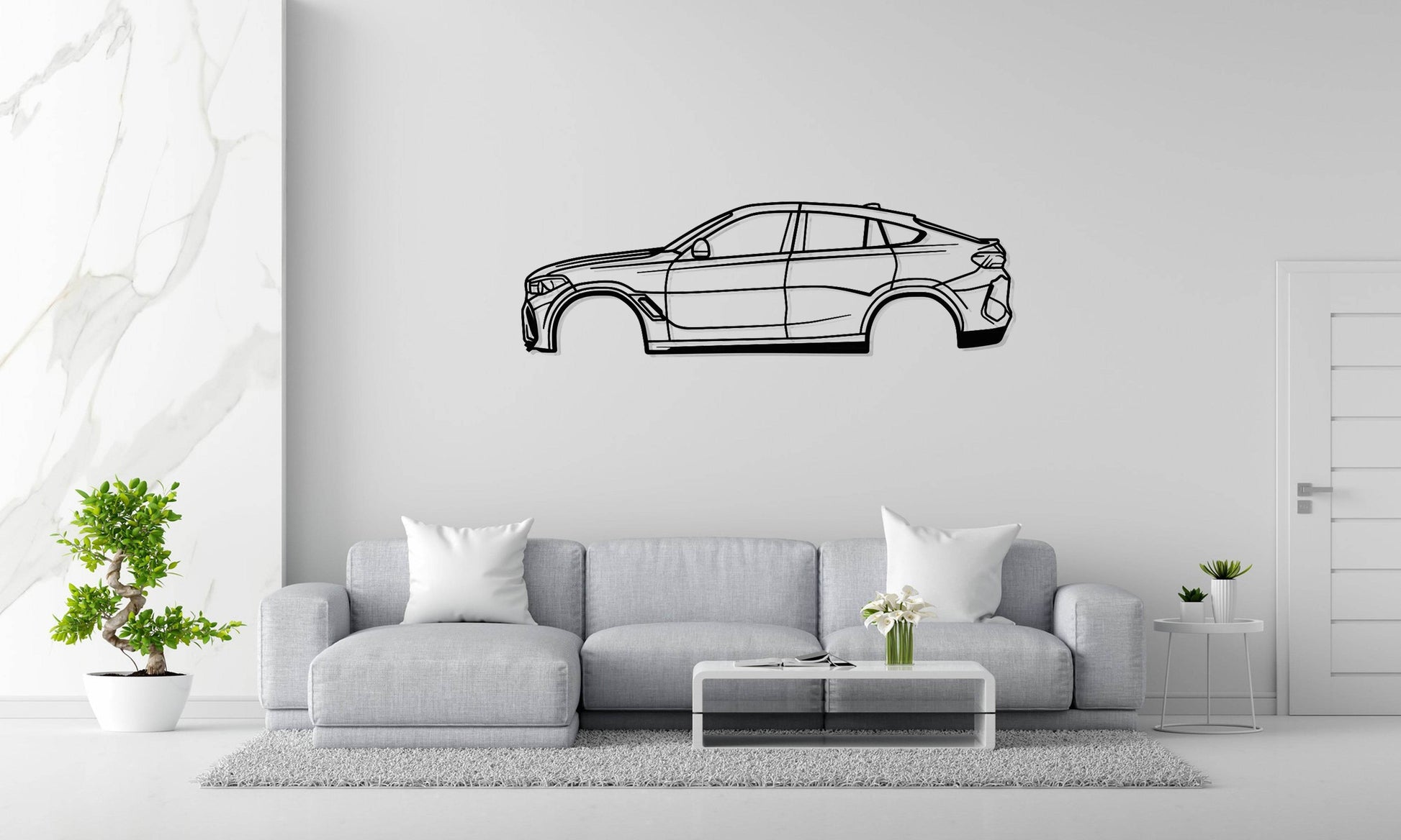 X6 M F96 3rd Gen - Metal Wall Art - Metal Art