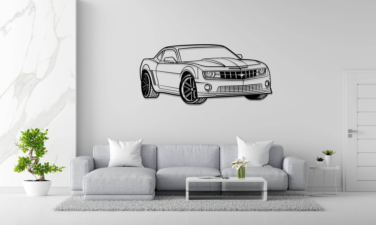 Camaro 5th Gen - Metal Wall Art - Metal Art