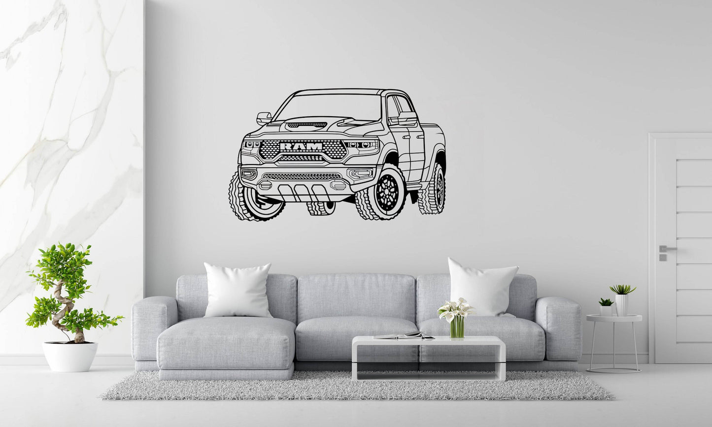 1500 TRX Perspective - Metal Wall Art - Metal Art