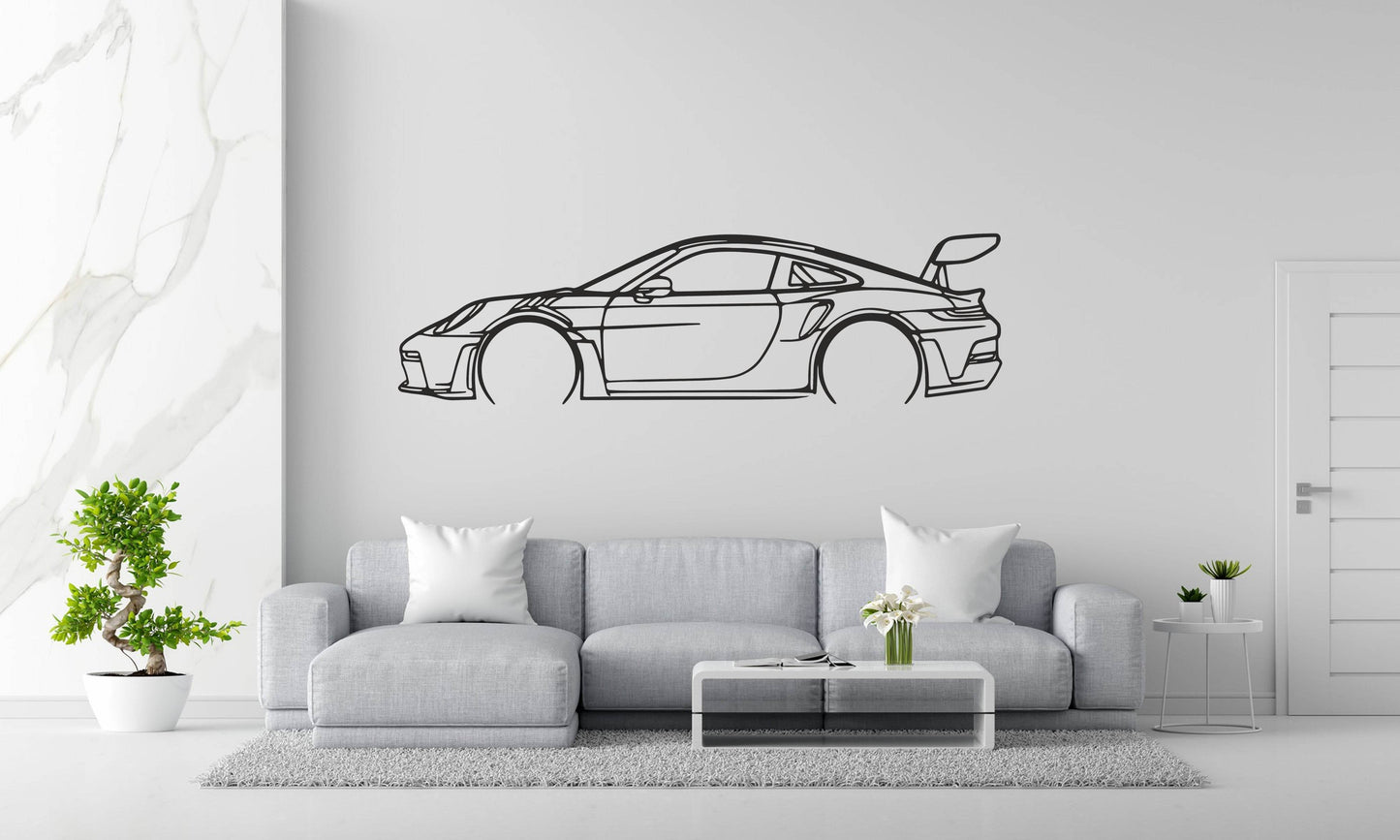 911 GT3 RS 992 - Metal Wall Art - Metal Art