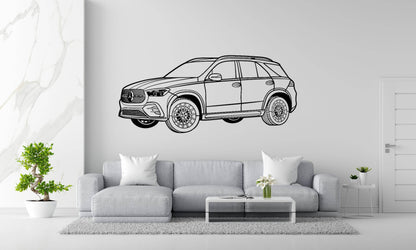 2024 GLE 350 Perspective - Metal Wall Art - Metal Art