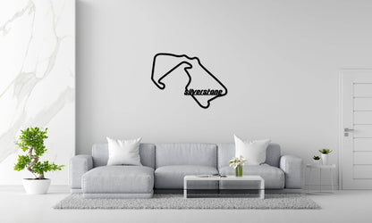Silverstone Formula 1 Circuit - Metal Wall Art - Metal Art