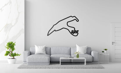 Spa Formula 1 Circuit - Metal Wall Art - Metal Art