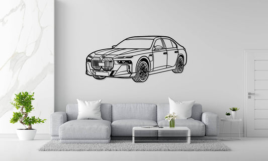 M760 XDrive Limousine - Metal Wall Art - Metal Art
