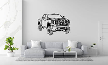 Sierra 2500 Denali - Metal Wall Art - Metal Art