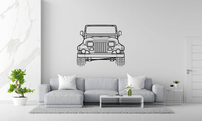 Wrangler Sahara 1988 - Metal Wall Art - Metal Art