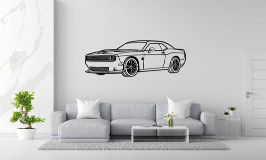 Challenger SRT Perspective - Metal Wall Art - Metal Art