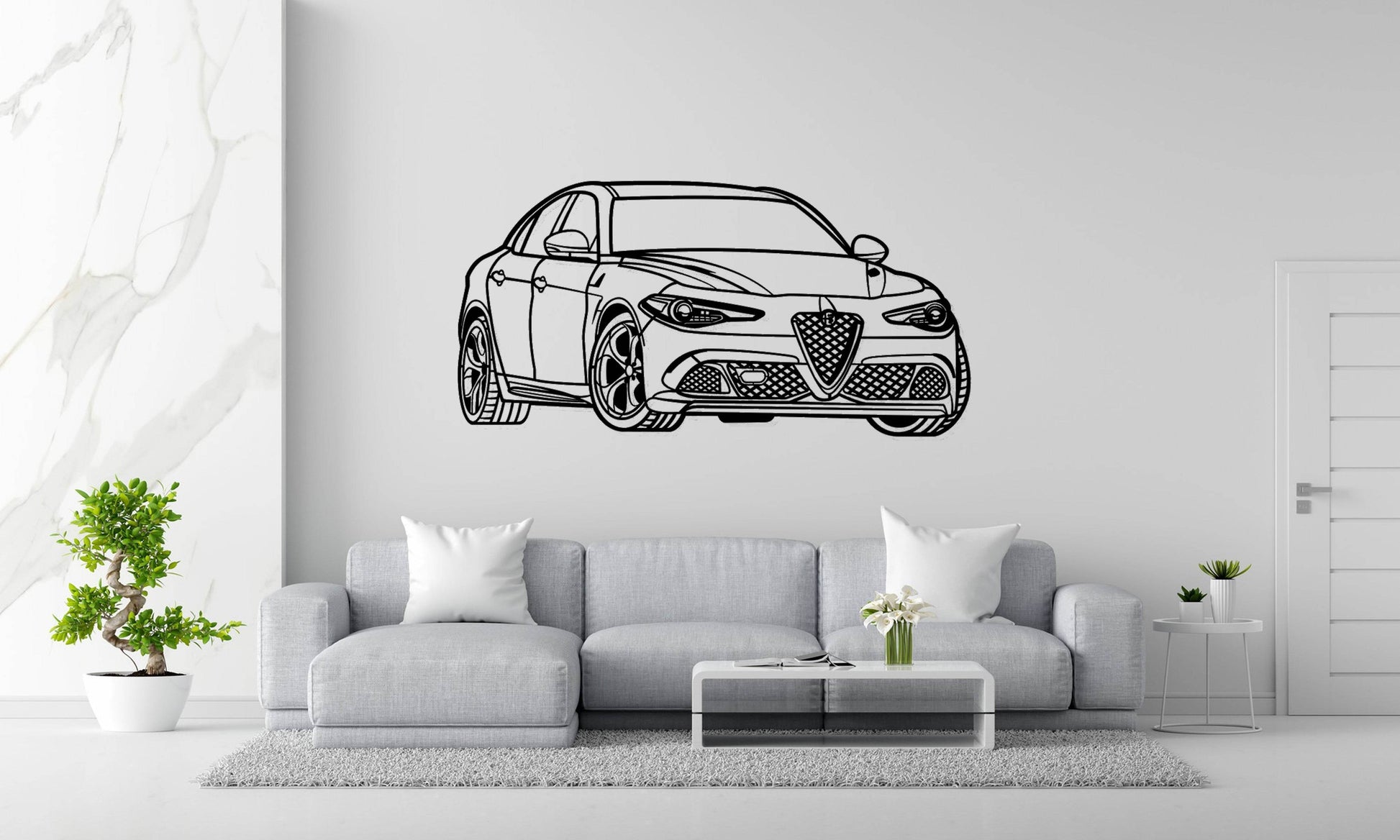Guılıa Quadrıfoglıo Perspective - Metal Wall Art - Metal Art
