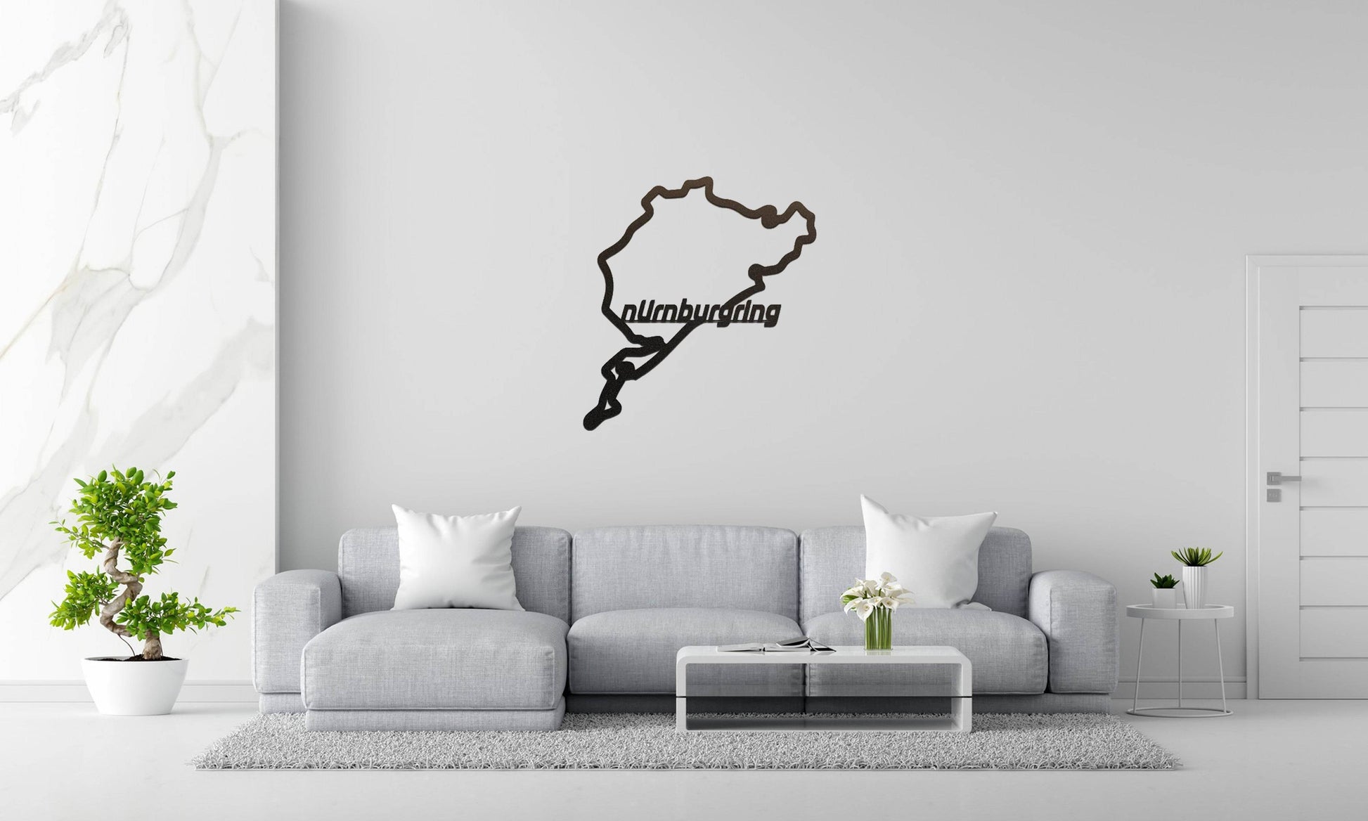 Nurburgring Metal Circuit - Metal Wall Art - Metal Art