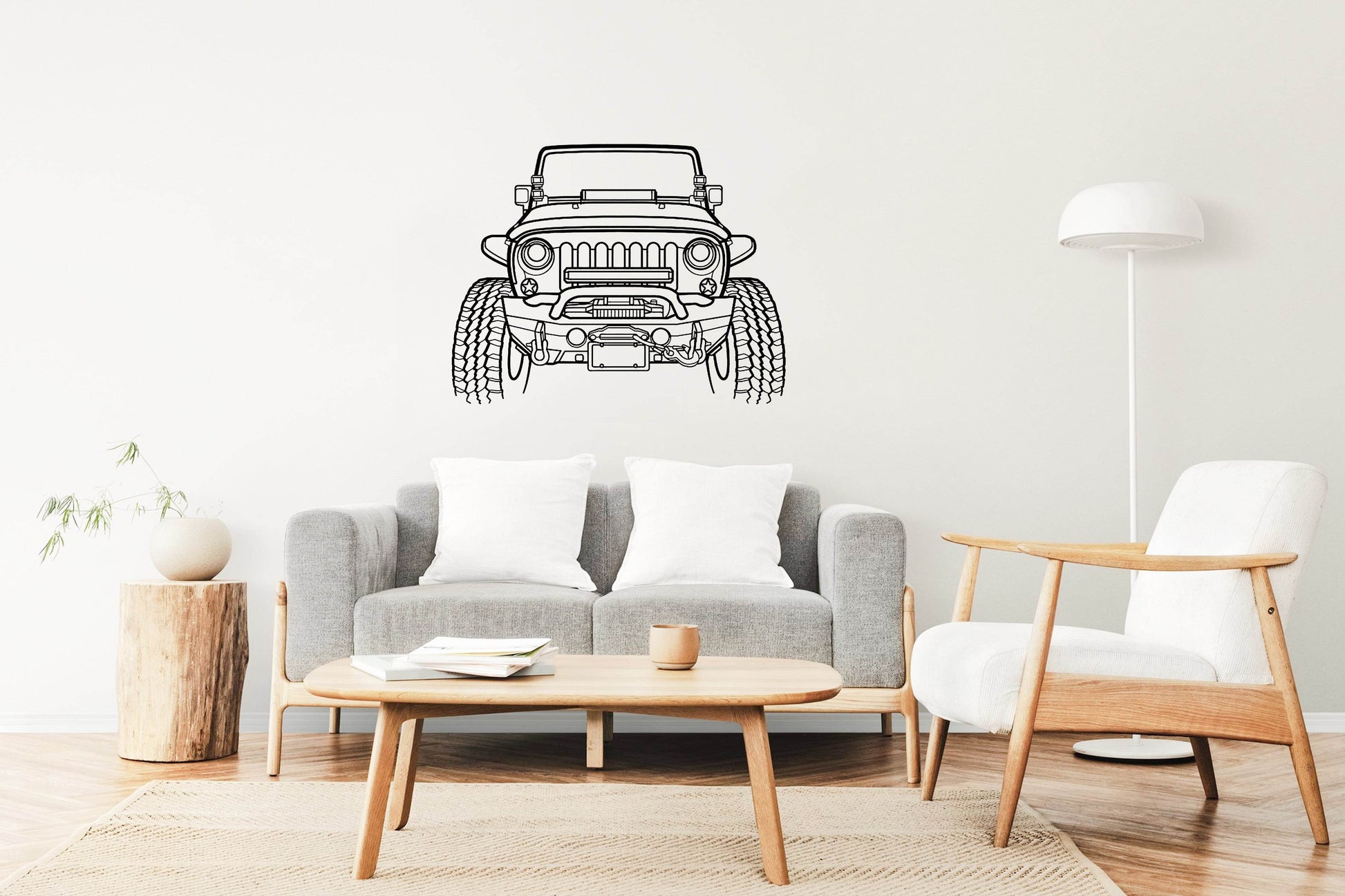 Wrangler Offroad Front - Metal Wall Art - Metal Art