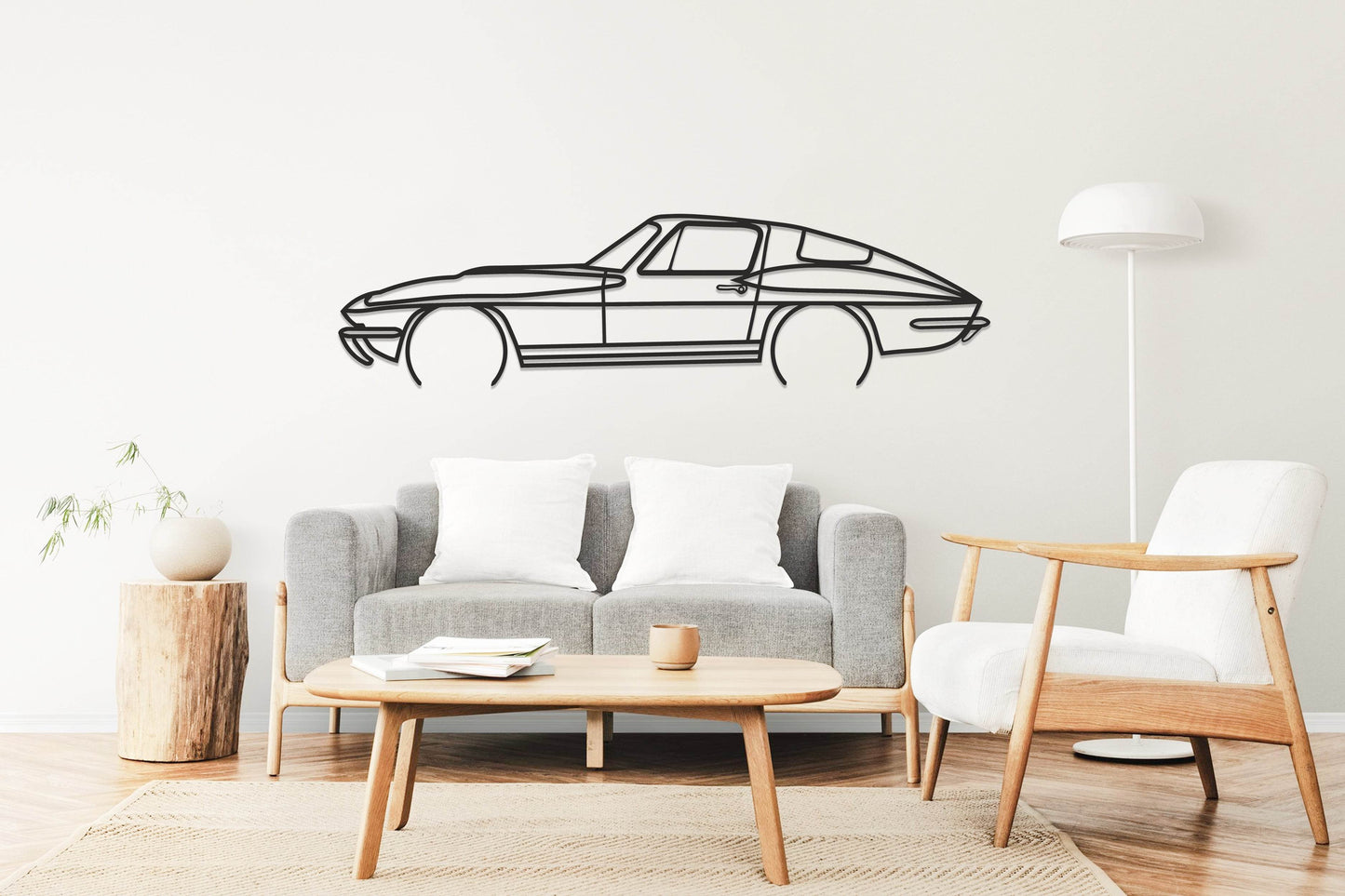 Corvette C2 Sting Ray - Metal Wall Art - Metal Art