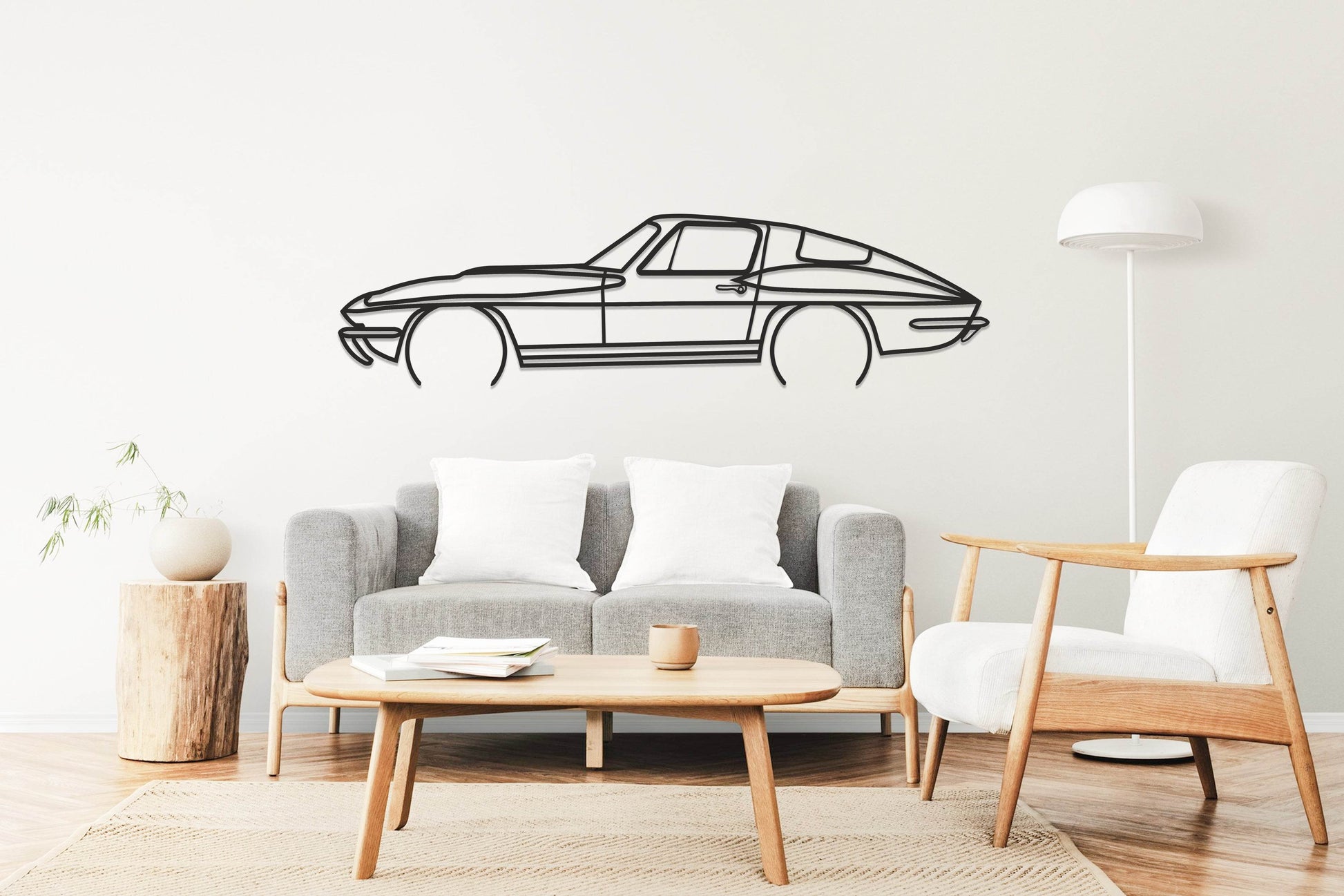 Corvette C2 Sting Ray - Metal Wall Art - Metal Art