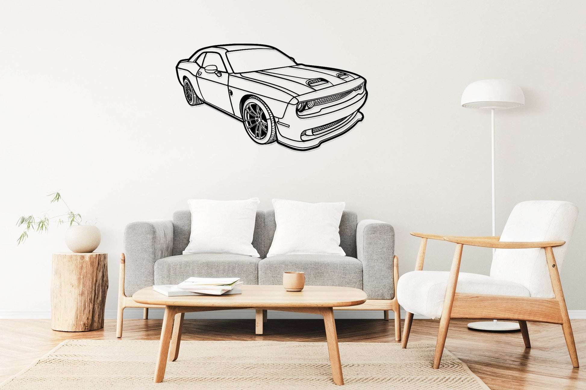 Challenger Hellcat Perspective - Metal Wall Art - Metal Art