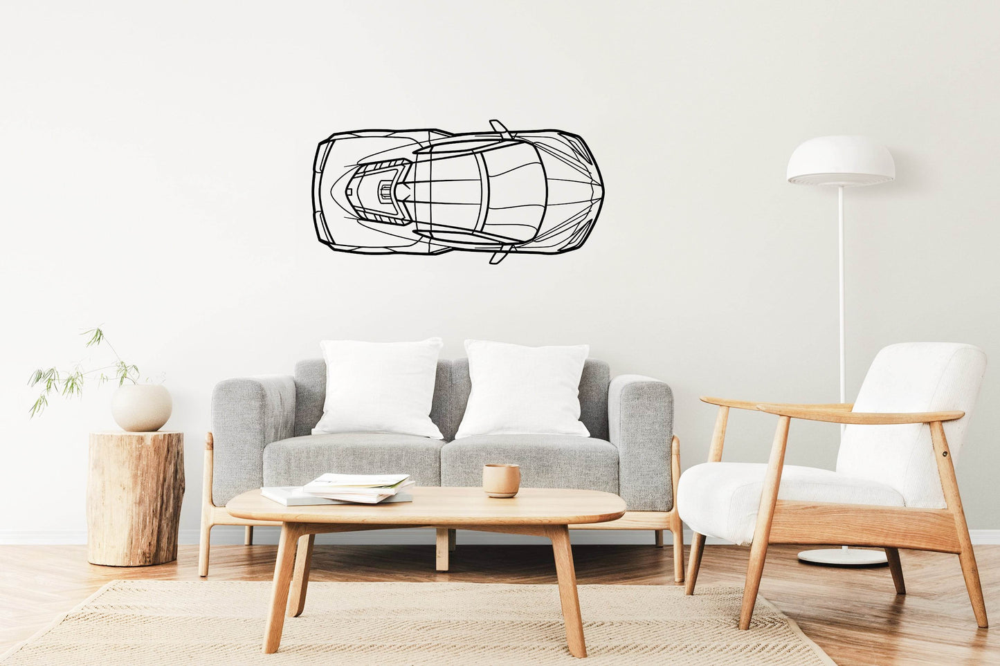 Corvette c8 TOP - Metal Wall Art - Metal Art
