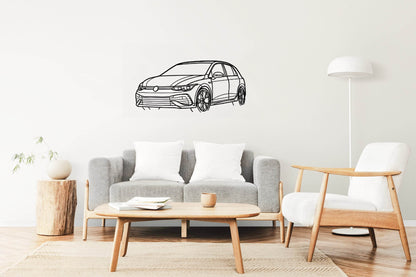 Golf R 2023 - Metal Wall Art - Metal Art