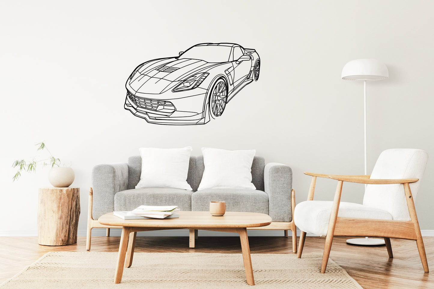 Corvette C7 Z06 - Metal Wall Art