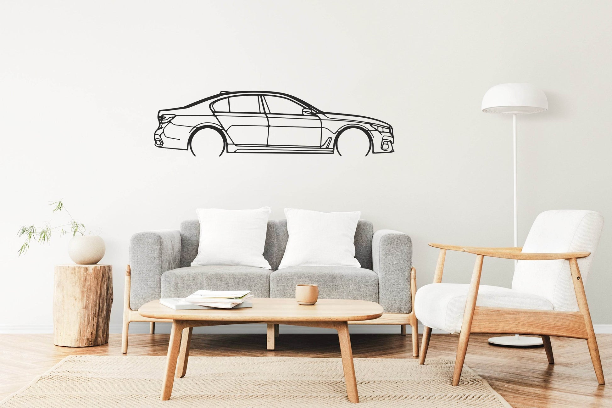 7 Series G11/G12 LCI - Metal Wall Art - Metal Art