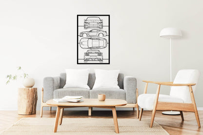 Your Custom Frame Car - Metal Wall Art - Metal Art