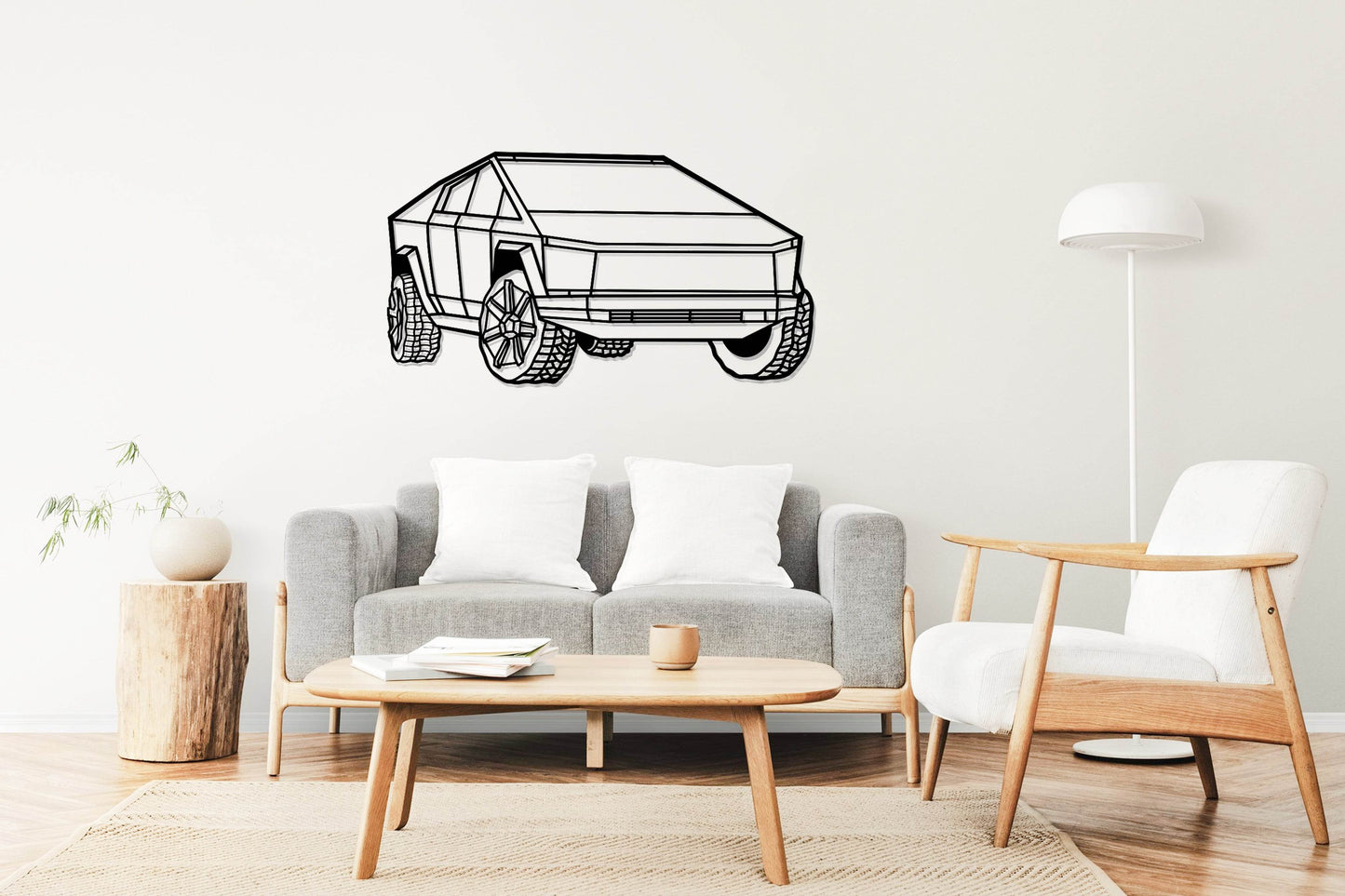 Cybertruck - Metal Wall Art - Metal Art