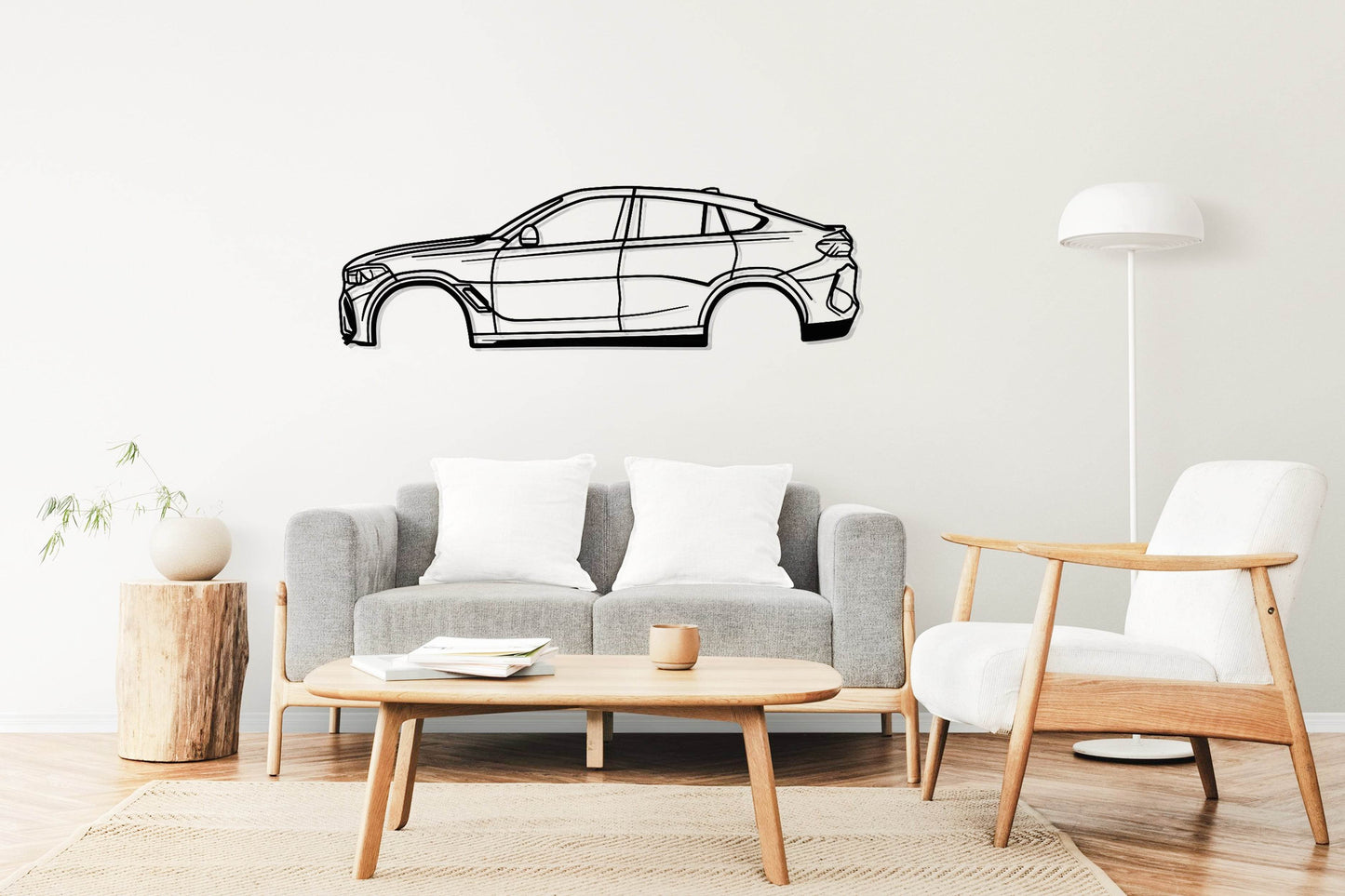 X6 M F96 3rd Gen - Metal Wall Art - Metal Art