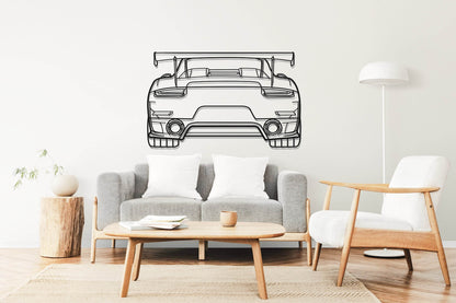 911 GT2 RS Model 991 - Metal Wall Art - Metal Art