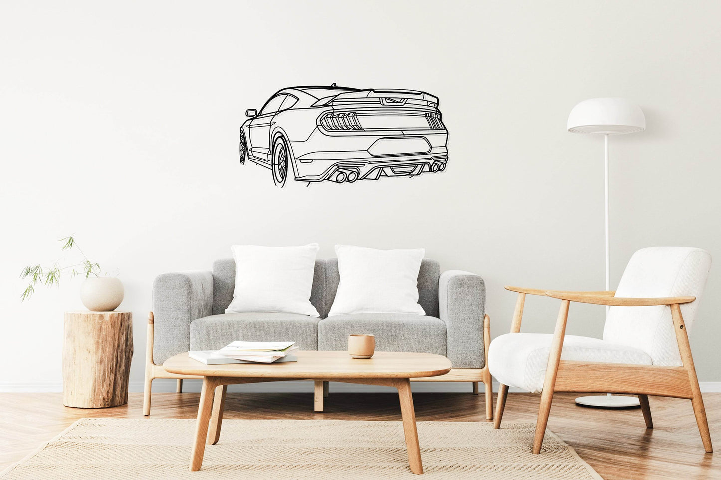 Mustang GT 2020 - Metal Wall Art - Metal Art