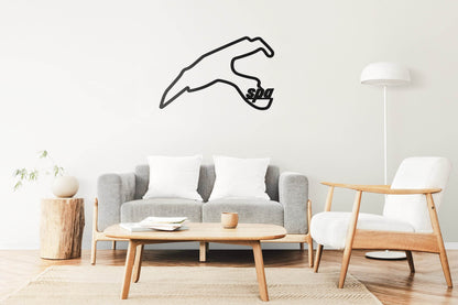 Spa Formula 1 Circuit - Metal Wall Art - Metal Art