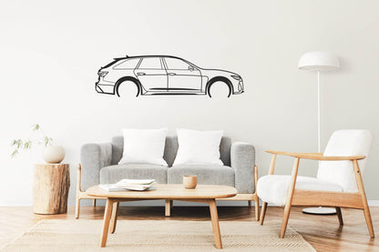 RS6 Avant - Metal Wall Art - Metal Art