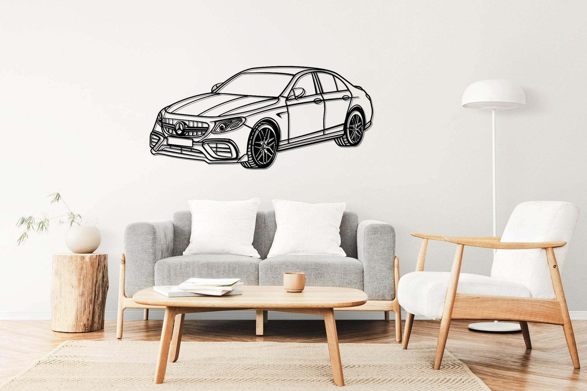 AMG E63 S (W213) - Metal Wall Art - Metal Art