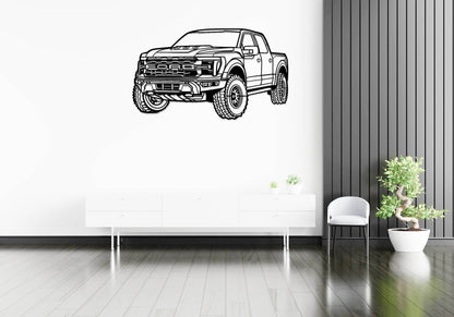 Raptor R Perspective - Metal Wall Art - Metal Art