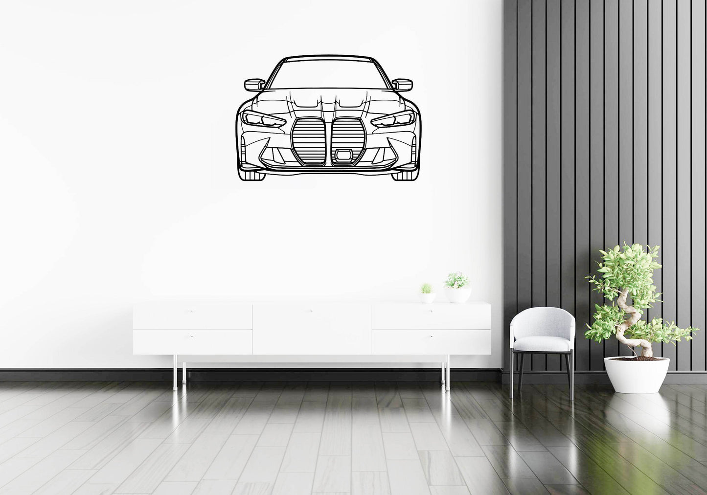 G80 M3 Front - Metal Wall Art - Metal Art