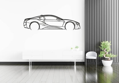 i8 Coupe - Metal Wall Art - Metal Art