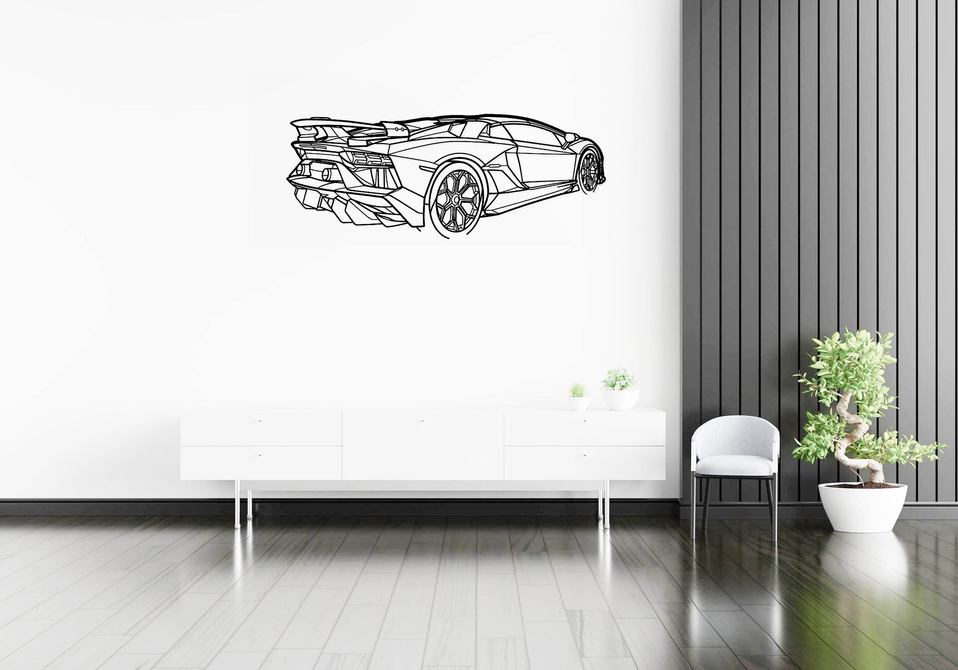 Aventador SVJ Roadster - Metal Wall Art - Metal Art