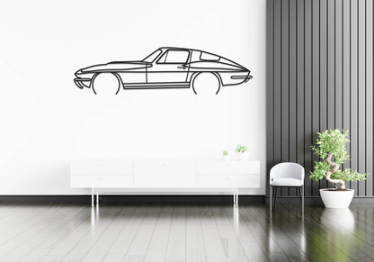 Corvette C2 Sting Ray - Metal Wall Art - Metal Art
