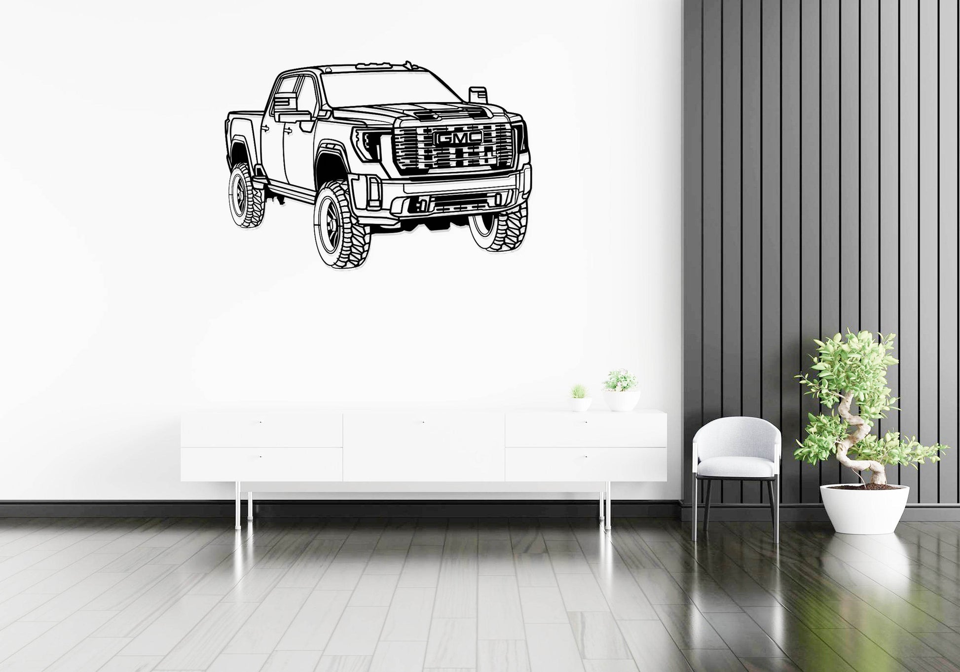 Sierra 2500 Denali - Metal Wall Art - Metal Art