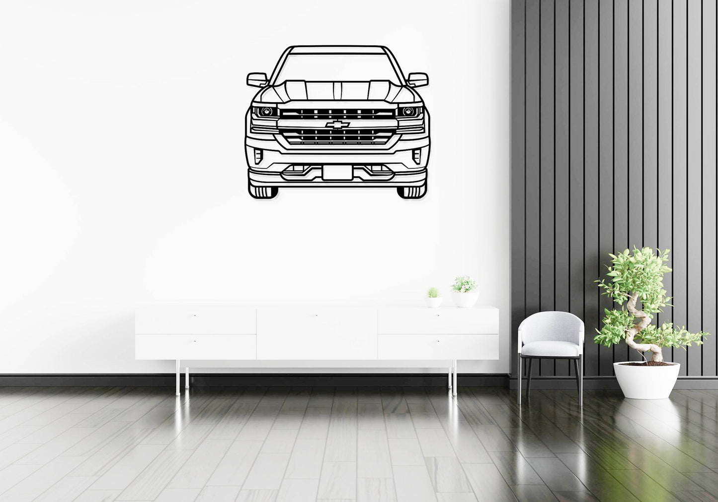 Silverado 1500 Z71 - Metal Wall Art - Metal Art