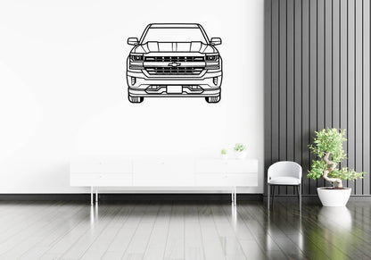 Silverado 1500 Z71 - Metal Wall Art - Metal Art