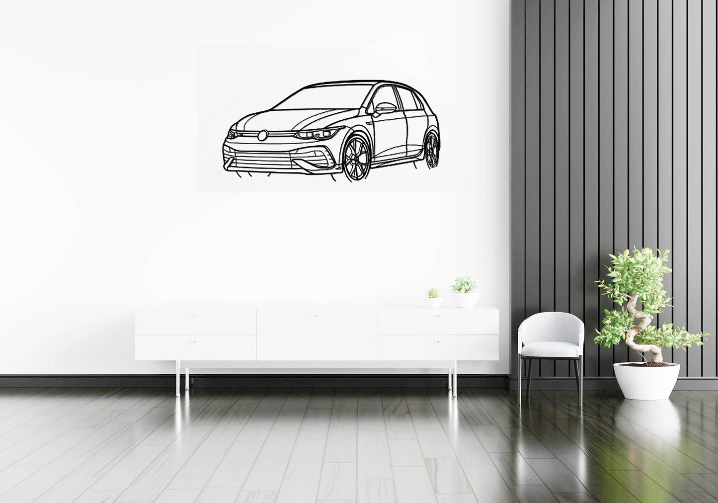 Golf R 2023 - Metal Wall Art - Metal Art