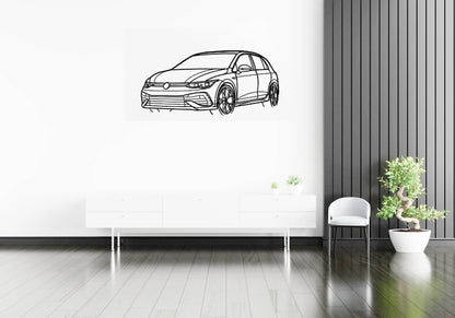 Golf R 2023 - Metal Wall Art - Metal Art