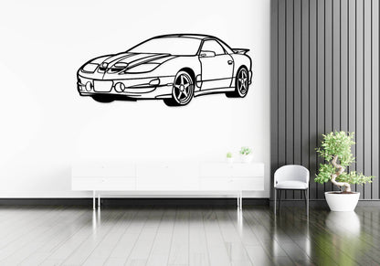 Firebird Trans Am WS6 - Metal Wall Art - Metal Art