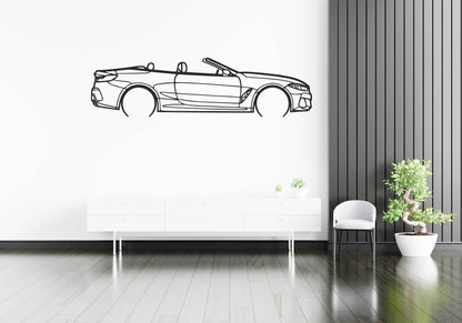 8 Series Convertible (G14) - Metal Wall Art - Metal Art