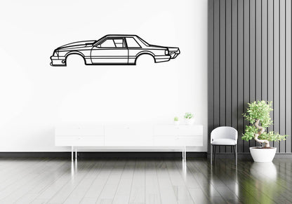 1989 Mustang Foxbody Drag Version - Metal Wall Art - Metal Art