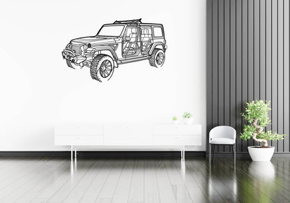 Wrangler 2022 - Metal Wall Art - Metal Art