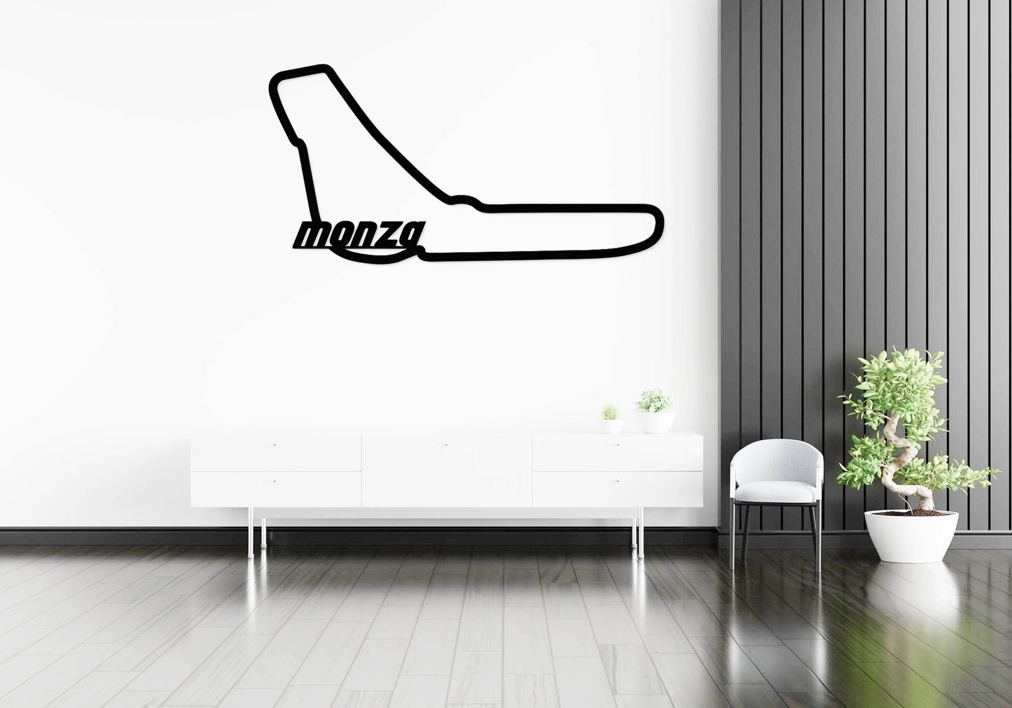 Monza Formula 1 Circuit - Metal Wall Art - Metal Art
