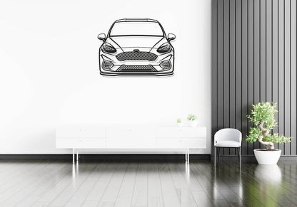 Fiesta MK8 Front - Metal Wall Art - Metal Art