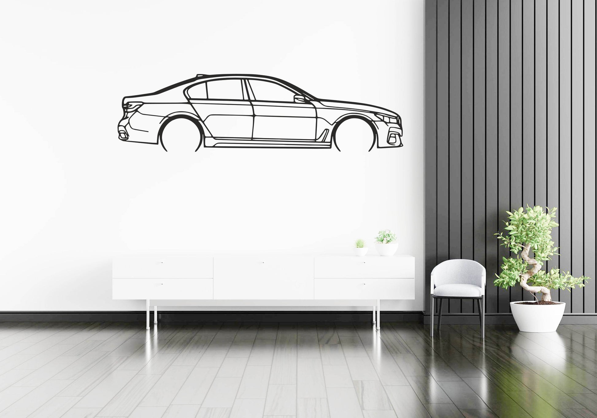 7 Series G11/G12 LCI - Metal Wall Art - Metal Art