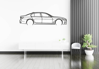 7 Series G11/G12 LCI - Metal Wall Art - Metal Art