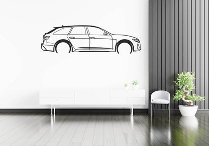 RS6 Avant - Metal Wall Art - Metal Art