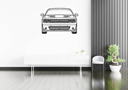 Challenger Front - Metal Wall Art - Metal Art