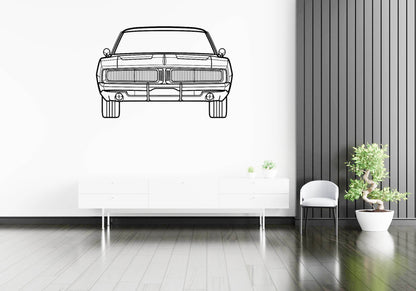 Charger 1969 - Metal Wall Art - Metal Art